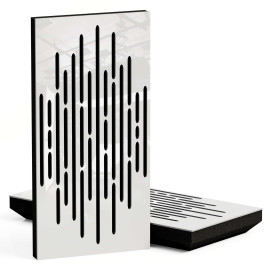 Narrow Sound Absorption-Diffuse Acoustic Panel «Wave»