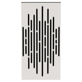 Narrow Sound Absorption-Diffuse Acoustic Panel «Wave»