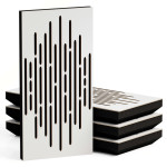 Narrow Sound Absorption-Diffuse Acoustic Panel «Wave»