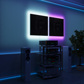 Acoustic Panels "Wave" with RGB Backlight