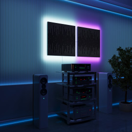 Acoustic Panels "Wave" with RGB Backlight