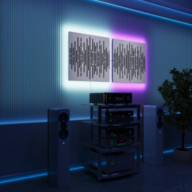 Acoustic Panels "Wave" with RGB Backlight