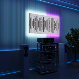 Acoustic Panels "Wave" with RGB Backlight Together version