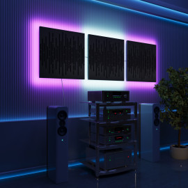 Acoustic Panels "Wave" with RGB Backlight