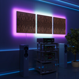 Acoustic Panels "Wave" with RGB Backlight