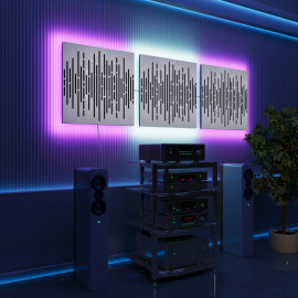Acoustic Panels "Wave" with RGB Backlight
