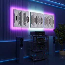 Acoustic Panels "Wave" with RGB Backlight