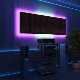 Acoustic Panels "Wave" with RGB Backlight Together version