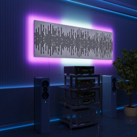 Acoustic Panels "Wave" with RGB Backlight Together version