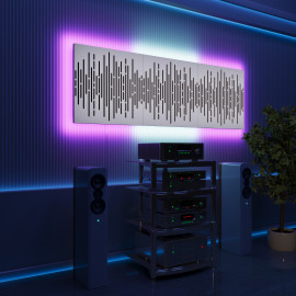 Acoustic Panels "Wave" with RGB Backlight Together version