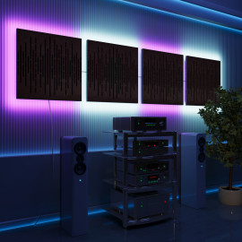 Acoustic Panels "Wave" with RGB Backlight