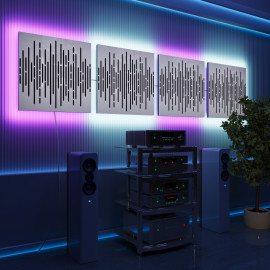 Acoustic Panels "Wave" with RGB Backlight
