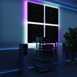 Acoustic Panels "Wave" with RGB Backlight