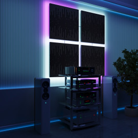 Acoustic Panels "Wave" with RGB Backlight