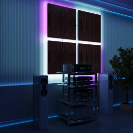 Acoustic Panels "Wave" with RGB Backlight