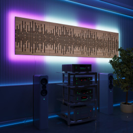 Acoustic Panels "Wave" with RGB Backlight Together version