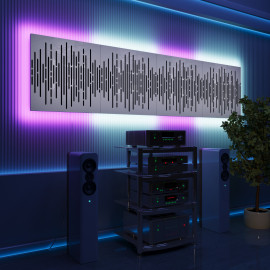 Acoustic Panels "Wave" with RGB Backlight Together version
