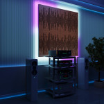 Acoustic Panels "Wave" with RGB Backlight Together version