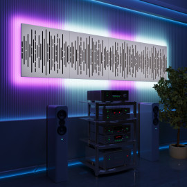 Acoustic Panels "Wave" with RGB Backlight Together version