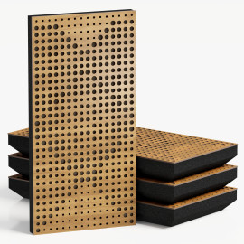 Narrow Acoustic Panel "WILDS-F Fabric" Oak