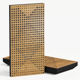 Narrow Acoustic Panel "WILDS-F Fabric" Oak