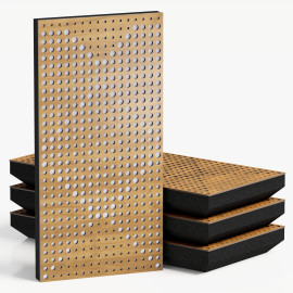 Narrow Acoustic Panel "WILDS-F Fabric" Oak