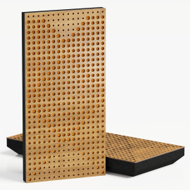Narrow Acoustic Panel "WILDS-F Fabric" Oak