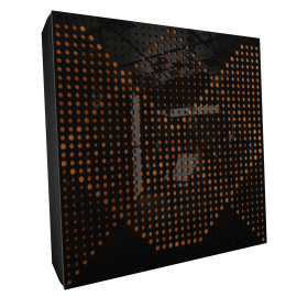 Sound Absorbing Acoustic Panel «Wilds Fabric» Black Gloss