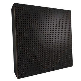Sound Absorbing Acoustic Panel «Wilds Fabric» Black