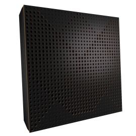 Sound Absorbing Acoustic Panel «Wilds Fabric» Black