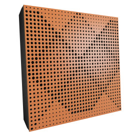 Sound Absorbing Acoustic Panel «Wilds Fabric» Cherry