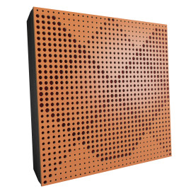 Sound Absorbing Acoustic Panel «Wilds Fabric» Cherry