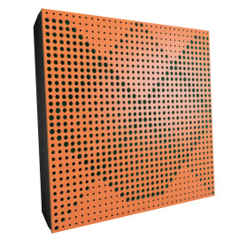 Sound Absorbing Acoustic Panel «Wilds Fabric» Cherry