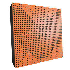 Sound Absorbing Acoustic Panel «Wilds Fabric» Cherry