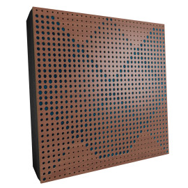 Sound Absorbing Acoustic Panel «Wilds Fabric» Nut