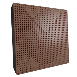 Sound Absorbing Acoustic Panel «Wilds Fabric» Nut