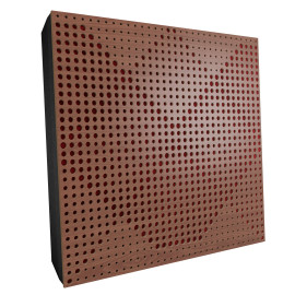 Sound Absorbing Acoustic Panel «Wilds Fabric» Nut