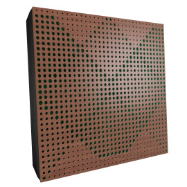 Sound Absorbing Acoustic Panel «Wilds Fabric» Nut