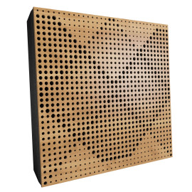 Sound Absorbing Acoustic Panel «Wilds Fabric» Oak