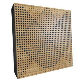 Sound Absorbing Acoustic Panel «Wilds Fabric» Oak