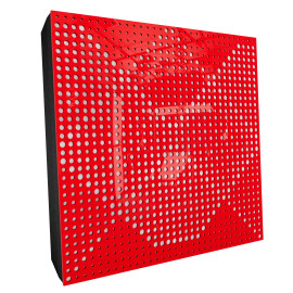 Sound Absorbing Acoustic Panel «Wilds Fabric» Red Gloss