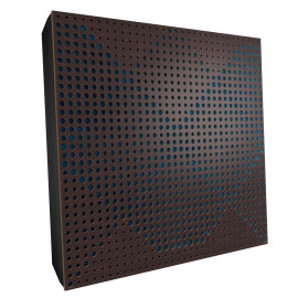 Sound Absorbing Acoustic Panel «Wilds Fabric» Wenge