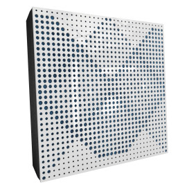 Sound Absorbing Acoustic Panel «Wilds Fabric» White Gloss