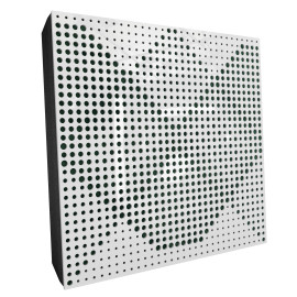 Sound Absorbing Acoustic Panel «Wilds Fabric» White Gloss