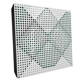 Sound Absorbing Acoustic Panel «Wilds Fabric» White Gloss