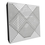 Sound Absorbing Acoustic Panel «Wilds Fabric» White Gloss