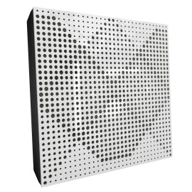 Sound Absorbing Acoustic Panel «Wilds Fabric» White Gloss