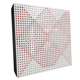 Sound Absorbing Acoustic Panel «Wilds Fabric» White Gloss