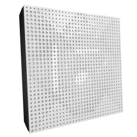 Sound Absorbing Acoustic Panel «Wilds Fabric» White Gloss