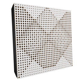 Sound Absorbing Acoustic Panel «Wilds Fabric» White